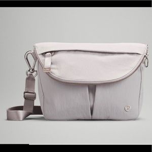 Rare Lululemon All Night Festival Bag Silver Gray